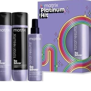 Matrix so silver blonde shampoo set - 3 piece full size